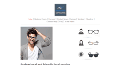 Desktop Screenshot of openshaw-opticians.co.uk